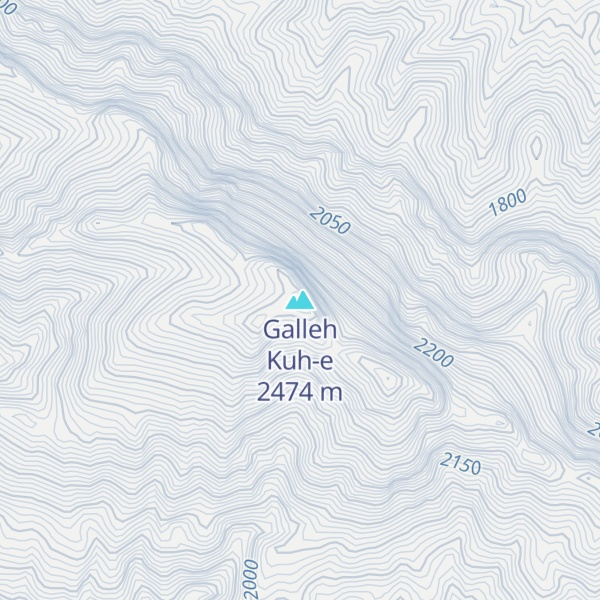 Map of Galleh Kuh-e