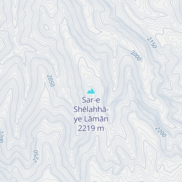 Map of Sar-e Shēlahhā-ye Lāmān