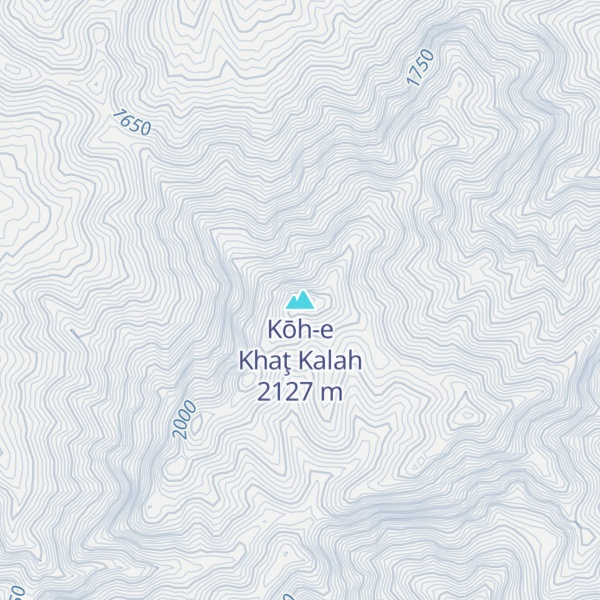 Map of Kōh-e Khaţ Kalah