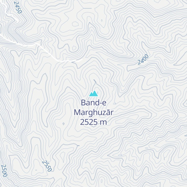 Map of Band-e Marghuzār