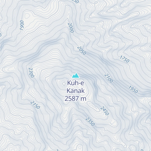Map of Kuh-e Kanak
