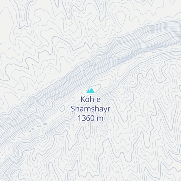 Map of Kōh-e Shamshayr