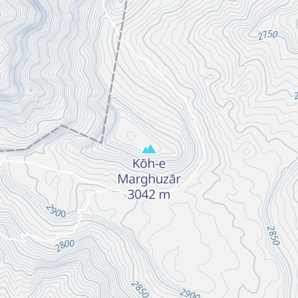 Map of Kōh-e Marghuzār
