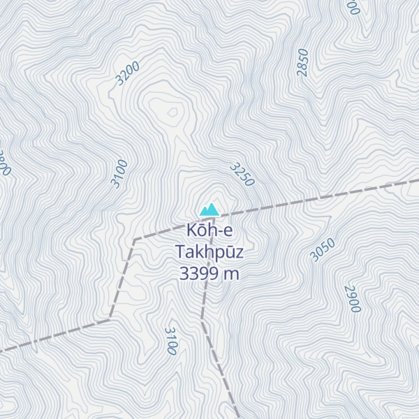 Map of Kōh-e Takhpūz