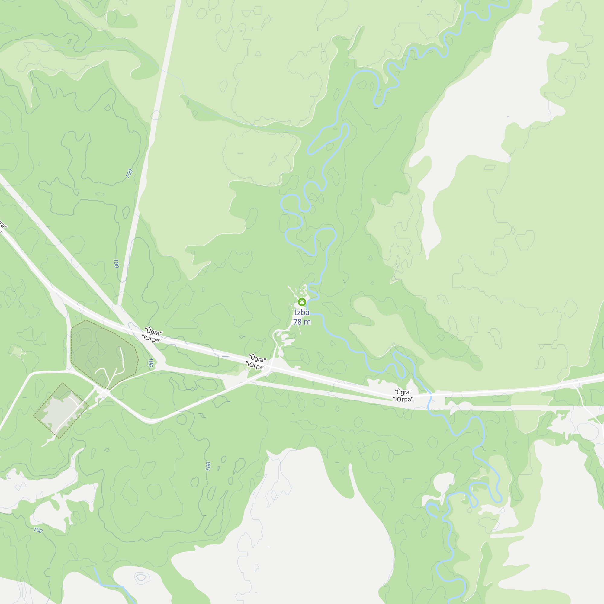 Izba map