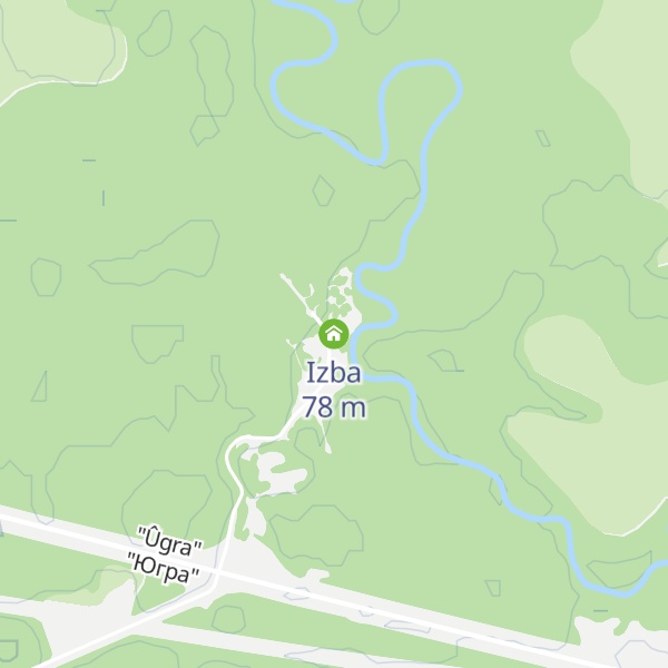 Map of Izba