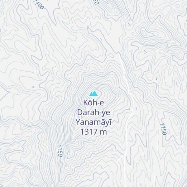 Map of Kōh-e Darah-ye Yanamāyī