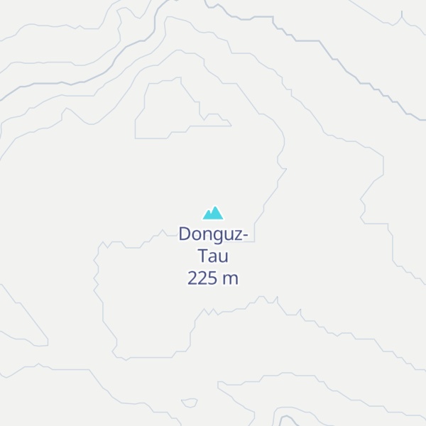 Map of Donguz-Tau