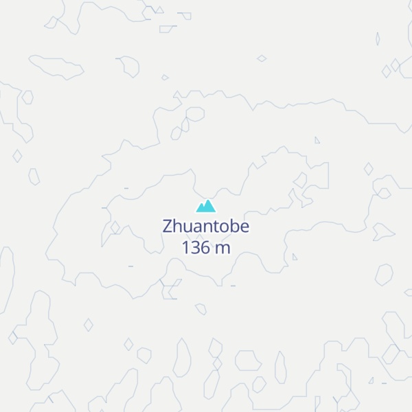 Map of Zhuantobe
