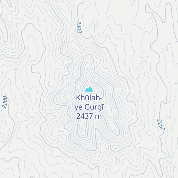 Map of Khūlah-ye Gurgī