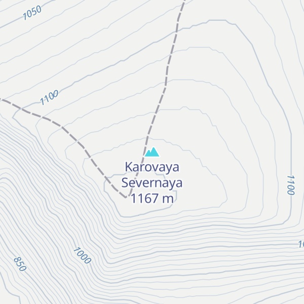 Map of Karovaya Severnaya