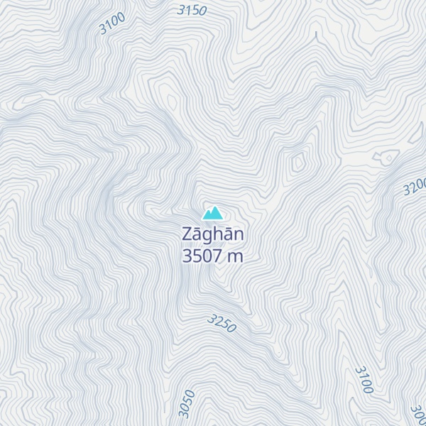 Map of Zāghān