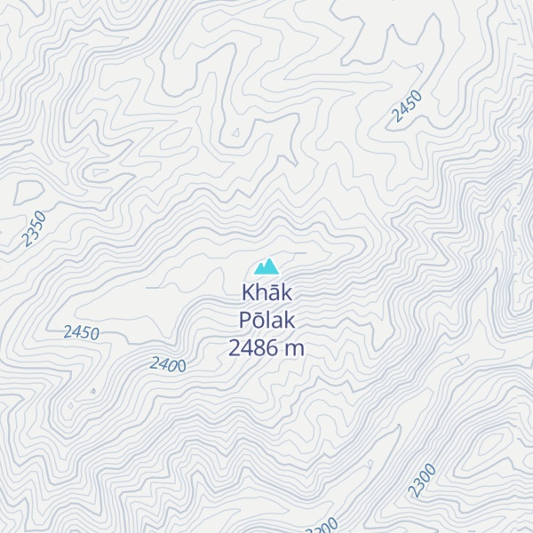 Map of Khāk Pōlak
