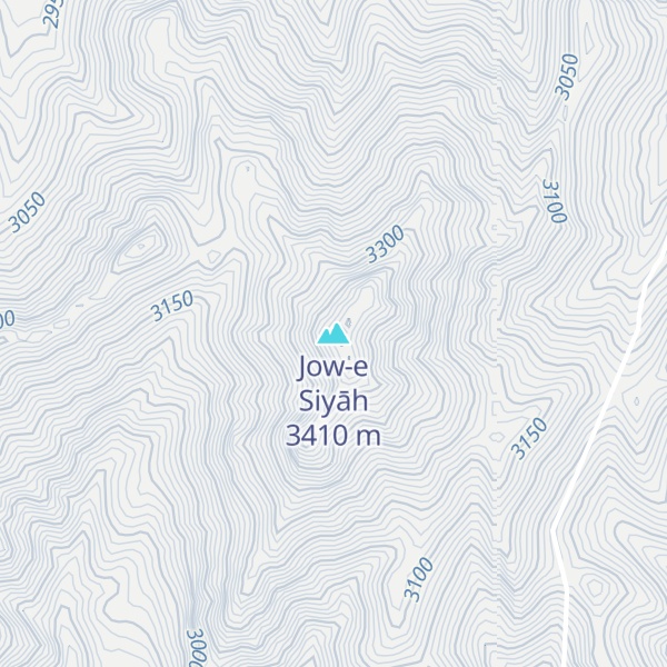Map of Jow-e Siyāh
