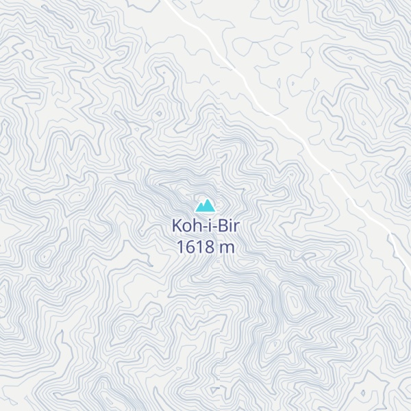 Map of Koh-i-Bir