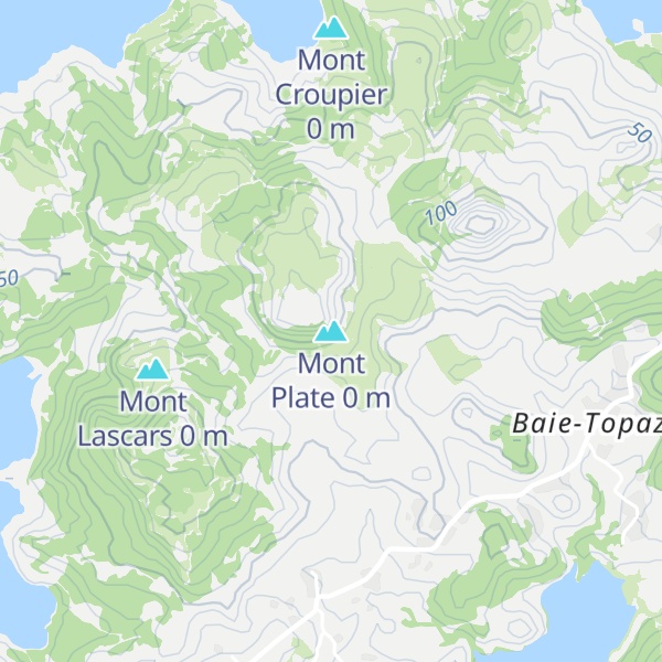 Map of Mont Plate