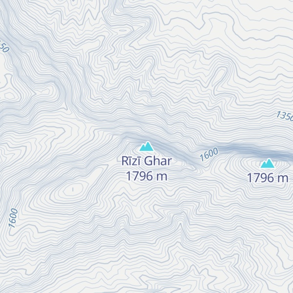 Map of Rīzī Ghar