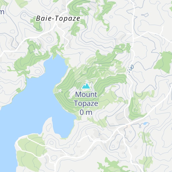 Map of Mount Topaze