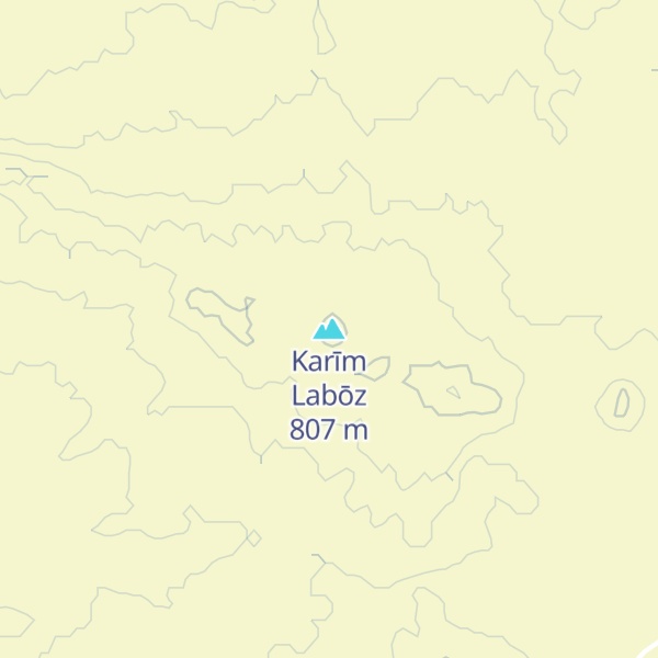 Map of Karīm Labōz