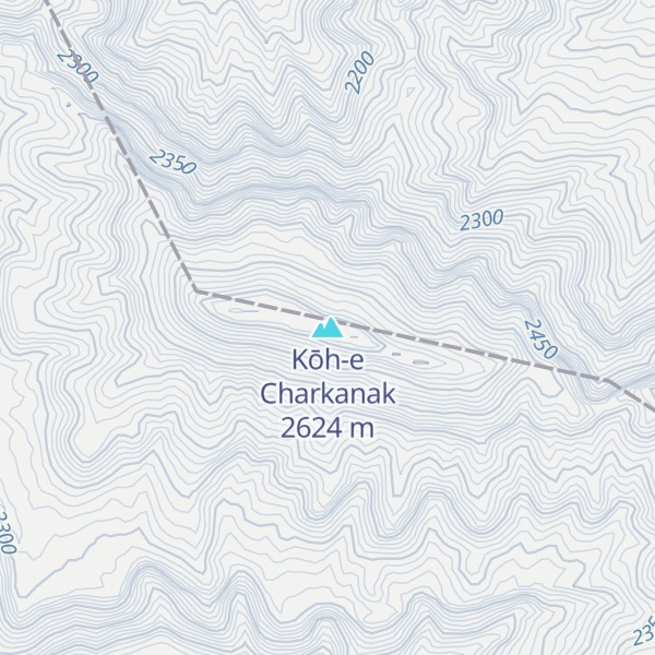 Map of Kōh-e Charkanak
