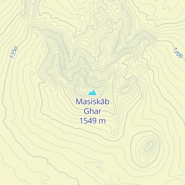 Map of Masiskāb Ghar