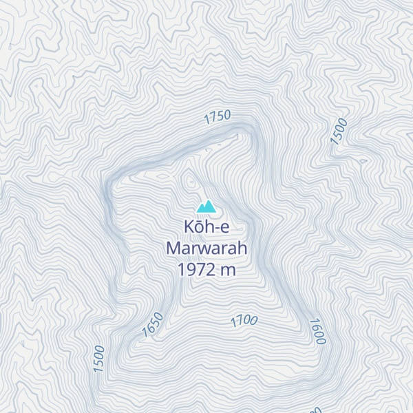 Map of Kōh-e Marwarah