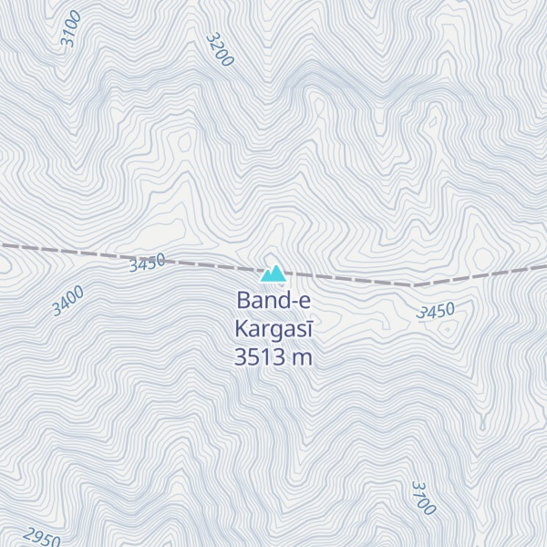 Map of Band-e Kargasī