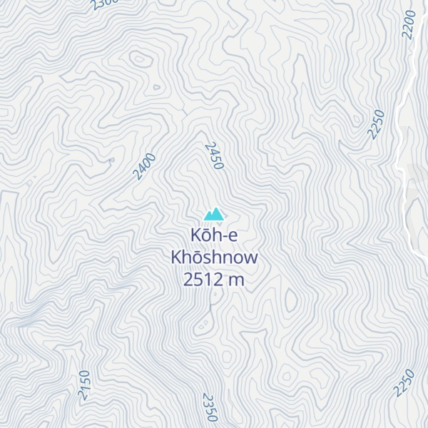 Map of Kōh-e Khōshnow