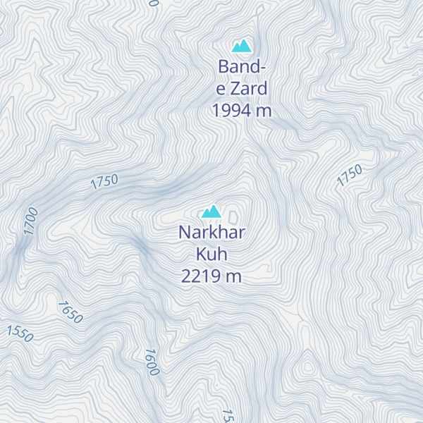 Map of Narkhar Kuh