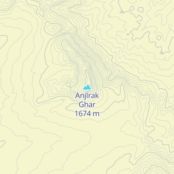 Map of Anjīrak Ghar