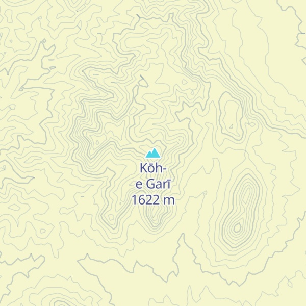 Map of Kōh-e Garī