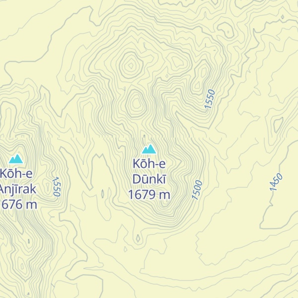 Map of Kōh-e Dūnkī