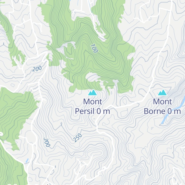 Map of Mont Persil