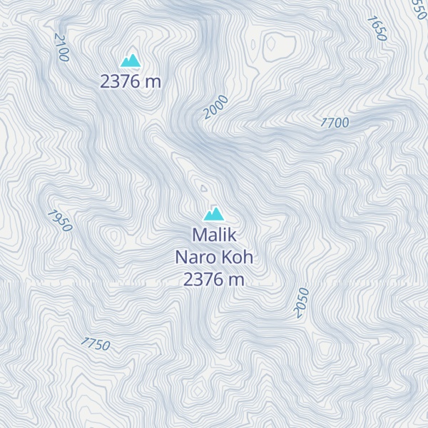 Map of Malik Naro Koh