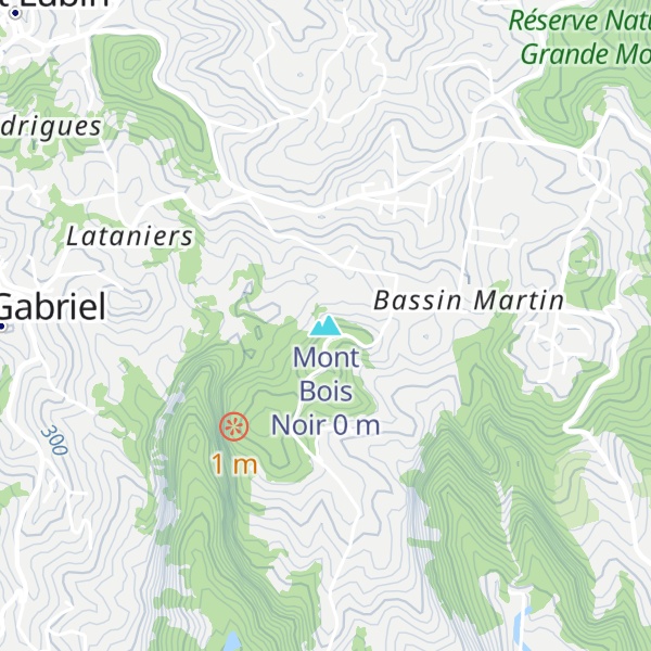 Map of Mont Bois Noir
