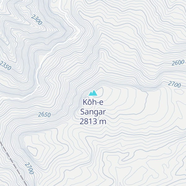 Map of Kōh-e Sangar