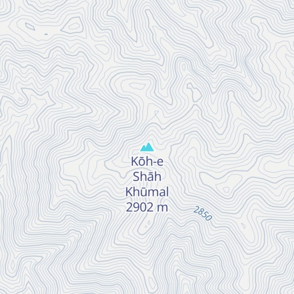Map of Kōh-e Shāh Khūmal