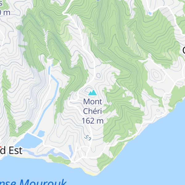 Map of Mont Chéri