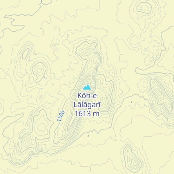 Map of Kōh-e Lālāgarī