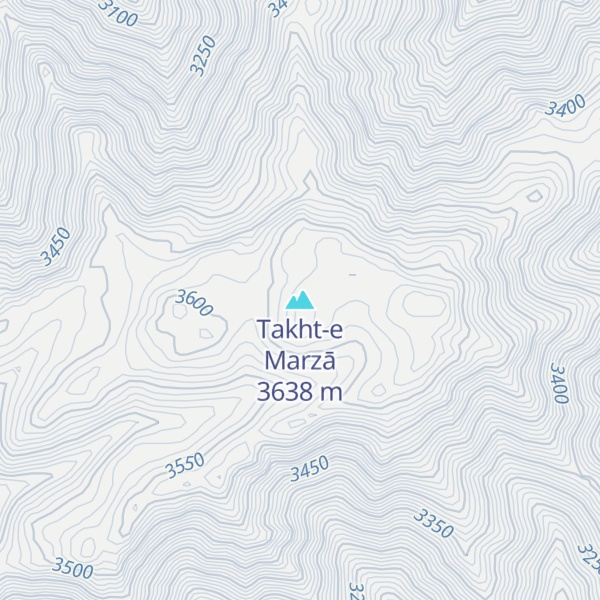 Map of Takht-e Marzā