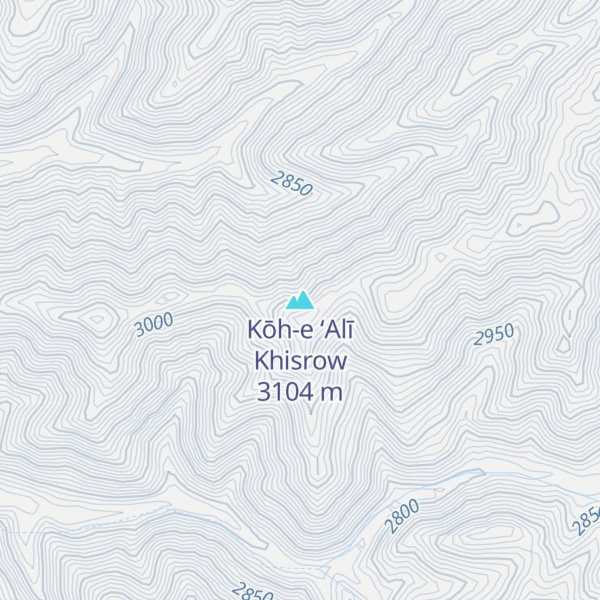 Map of Kōh-e ‘Alī Khisrow