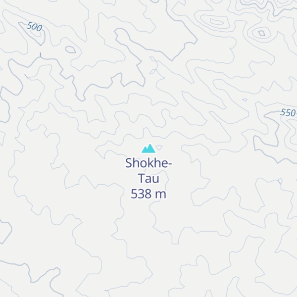 Map of Shokhe-Tau