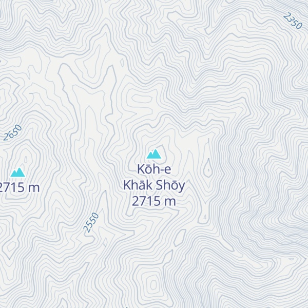 Map of Kōh-e Khāk Shōy