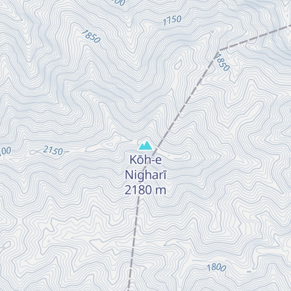 Map of Kōh-e Nigharī
