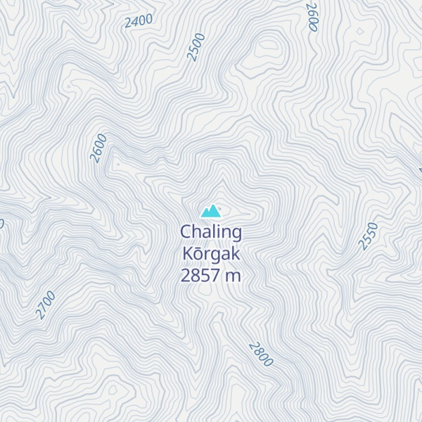 Map of Chaling Kōrgak