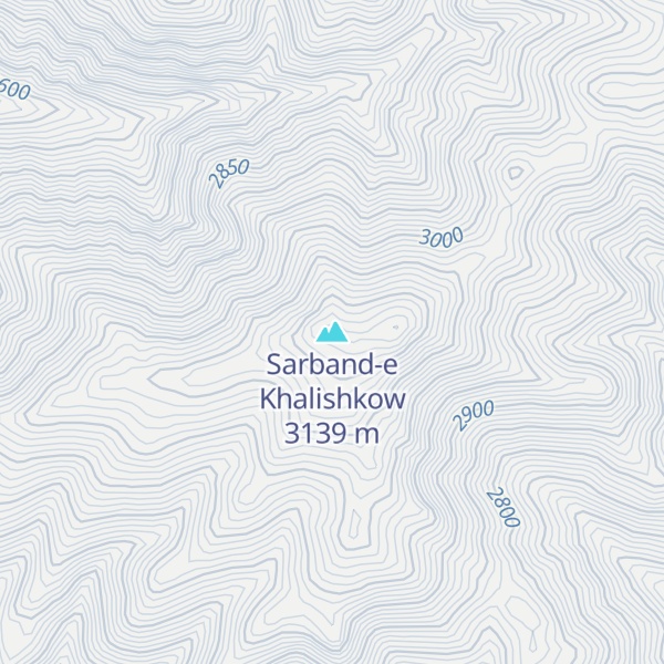 Map of Sarband-e Khalishkow
