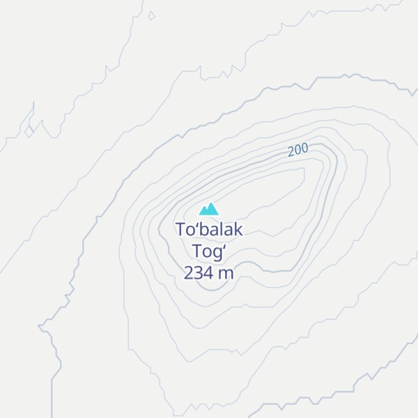 Map of To‘balak Tog‘