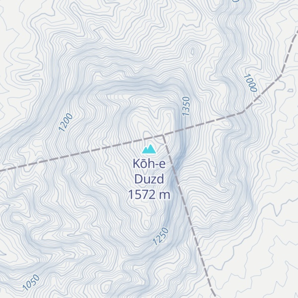 Map of Kōh-e Duzd