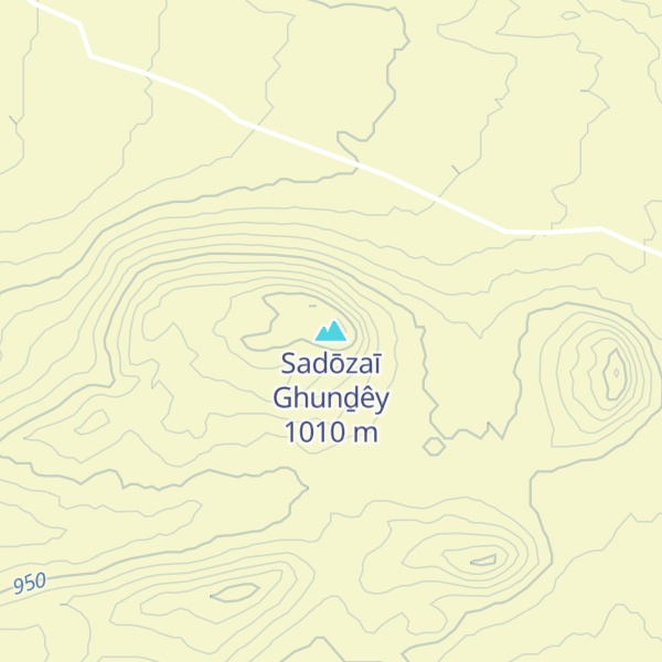 Map of Sadōzaī Ghunḏêy