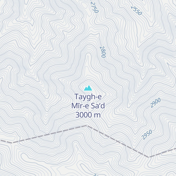 Map of Taygh-e Mīr-e Sa‘d